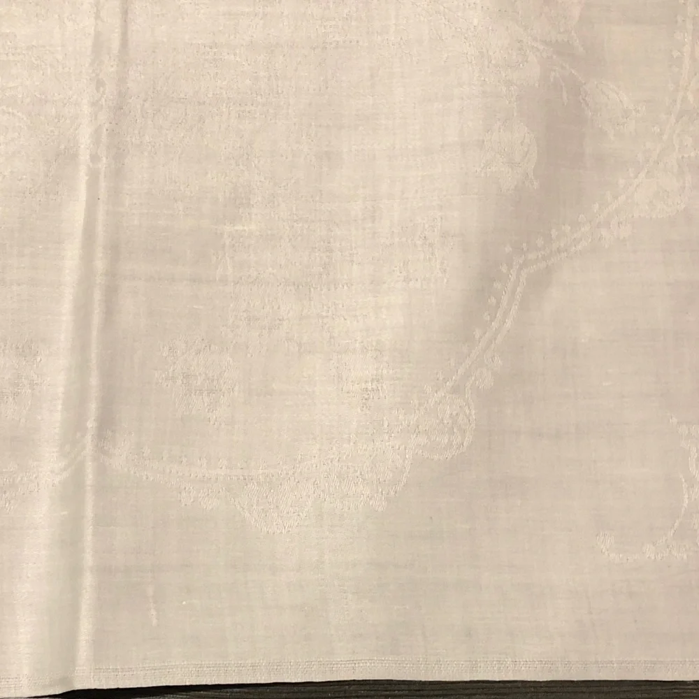 White Linen with Subtle Design (3)